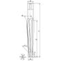 Imagem de Alargador Para Pinos - Med. 14 mm - Dente Helicoidal, Conicidade 1:50, Haste Cilíndrica, Corte à Direita, DIN 9 B - Aço Rápido HSS (M2) - Cód. 5502 - 