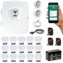 Imagem de Alarme Residencial Wifi 15 Sensores Porta Janela Sem Fio App