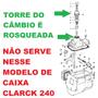 Imagem de Alavanca de marcha câmbio eaton clark 260f 4 marchas gm a10 a20 c10 c20 veraneio 1976 a 1992