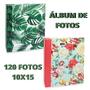 Imagem de Álbum de fotos 10x15 floral  - total com 120 fotos 10x15