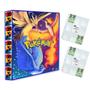 Imagem de Álbum Pasta Fichário Pokemon com 20 Folhas YES 9 Bolsos Pássaros Lendários Capa Dura Reforçado Coleção