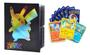 Imagem de Álbum Pokémon Porta 240 Cartas Pikachu Rainbow + 50 Cards