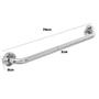 Imagem de Alça Barra Apoio Kit 3 Uni Inox 70cm Idoso Criança Gestante Banheiro Suporte Acessibilidade Deficiente Segurança