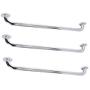Imagem de Alça Barra Apoio Kit 3 Uni Inox 70cm Idoso Criança Gestante Banheiro Suporte Acessibilidade Deficiente Segurança