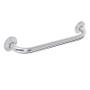 Imagem de Alça de Apoio Barra 40cm Inox Kit 12 Unidades Idoso Deficiente Cadeirante Banheiro Acessibilidade Segurança Resistente Suporte