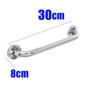 Imagem de Alça de Apoio Inox Barra 30cm Segurança Idoso Gestante Banheiro Box Parede Suporte Acessibilidade Resistente Corrimao Parede