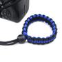 Imagem de Alça De Pulso P/ Câmeras Fotográficas Hand Wrist Strap Azul/Preto Paracord