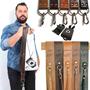 Imagem de Alça Dupla Split Em Couro Legitimo Cameras Dslr Double Strap