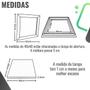 Imagem de Alçapão Para Forro de Gesso e DryWall 40x40 cm Com Tampa e Click