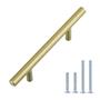 Imagem de Alças para Gabinete Amazon Basics Euro Bar - 13,7 cm (Pacote com 10)