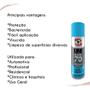 Imagem de Álcool 70% INPM Aerossol Spray Bactericida Uni1000 300 ML