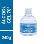 Imagem de Álcool Gel Antisséptico 70 INPM Haze 240g Refil - Não Informada
