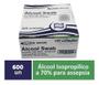 Imagem de Álcool Swab 70% Sachês Lenço Umedecido 600 unidades Labor Import com NF