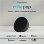 Alexa Echo Pop Compacto Smart Speaker com Alexa preto - Amazon Imagem de Alexa Echo Pop Compacto Smart Speaker com Alexa preto