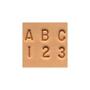 Imagem de Alfabeto E Numeros Importado Tandy Leather Para Marcar Couro 1.4 - 0,64Cm 8137-00