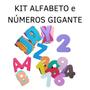 Imagem de Alfabeto Letras Numeros Vogais Gigantes 21cm 41 peças