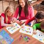 Imagem de Alfabeto Magnético Com Lousa Tangram Cartões Educativos 171 peças Números Letras Símbolos Brinquedo Educativo Infantil Pedagógico 