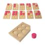 Imagem de Alfabeto Vazado em Braille Brinquedo Pedagógico Alfabetização Inclusivo MDF EVA - Carlu - 5 anos