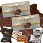 Imagem de Alfajor Chocolate Gramado Recheio Triplo - 12 Unidades 660g