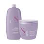 Imagem de Alfaparf Semi Di Lino Smoothing Rebel Hair Shamp +Másc 500Ml