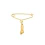 Imagem de Alfinete para Roupa Broche Figa Figuinha Banho Ouro
