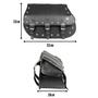 Imagem de Alforge Bolsa Mala 80 Litros Cravos + Afastador Suporte Honda VT 600 Shadow Par