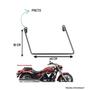 Imagem de Alforge Bolsa Mala Lateral 64 Litros Chave + Afastador Suporte Yamaha Midnight Star 950 Par