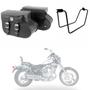 Imagem de Alforge Lateral Bolsa Moto Custom 36 Litros Com Afastador Yamaha Virago 535