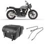 Imagem de Alforge Mala Bolsa Lateral 50 Litros + Afastador Suporte Triumph Bonneville T120 Par