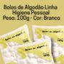 Imagem de Algodão Bolinha Branca Sussex 100g 2 Pacotes