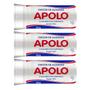 Imagem de Algodao Disco Apolo 35g Limpeza Facial Maquiagem Manicure Pedicure - Kit Com 3