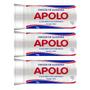 Imagem de Algodao Disco Apolo 70g Limpeza Facial Maquiagem Manicure Pedicure - Kit Com 3