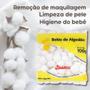Imagem de Algodão em Bolas Sussex 100g kit com 4 pacotes