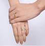 Imagem de Aliança 6mm Banhado Ouro 18k Casamento Noivado Namoro