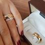 Imagem de  Aliança Feminina de Casamento ou de Noivado em ouro 18k  Always06  Pipper Joias