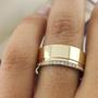 Alianças Casamento ouro 18k Grossa 8mm 20 gramas - Sheju Joias Imagem de Alianças Casamento ouro 18k Grossa 8mm 20 gramas