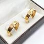 Imagem de Alianças de Ouro 18k 4mm 4 gramas Casamento + Anel de noivado