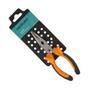 Imagem de Alicate Bico 1/2 Cana Excellent Profissional 06''Cabo Laranja/Preto 8Vm