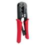 Imagem de Alicate Crimpador de Conectores RJ45 RJ12 RJ11 Com Catraca HY-568R - Pier Telecom