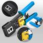 Imagem de Alicate Crimpador Rj45 Rj11 Ethernet Rede Conector Vazado Multi Função