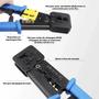 Imagem de Alicate Crimpador Rj45 Rj11 Ethernet Rede Conector Vazado Multi Função