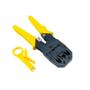 Imagem de Alicate Crimpar Terminal RJ45 RJ11 e RJ12 Decapador Cabo de Rede Crimpador