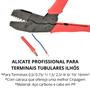 Imagem de Alicate Crimpar Terminal Tubular Ilhós 0,5 A 16 Mm² Gc-336e2 Com Catraca Crimpagem Aplicador Profissional Pré Isolados