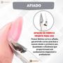 Imagem de Alicate Cutícula Unha Manicure Pedicure Podóloga Mãos Pés Profissional Manicure Aço Inox Afiado Monolo