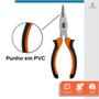 Imagem de Alicate de bico 1/2 Cana Cabo em PVC 6 Polegadas 150mm