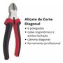 Imagem de Alicate De Corte Diagonal 6 Pol Profissional Cabo Ergonômico