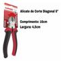 Imagem de Alicate De Corte Diagonal 6 Pol Profissional Cabo Ergonômico