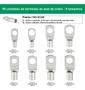 Imagem de Alicate de Crimpagem Terminal Compressão De 6 Até 50mm² Com Kit Conectores