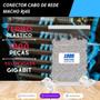 Imagem de Alicate de Crimpar RJ45 Cat5e Cat6 + Pacote Conector RJ45 Cat5e Gigabit 1000un