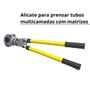 Imagem de Alicate De Prensar Tubo Importway Com 4 Matrizes 16 A 32mm